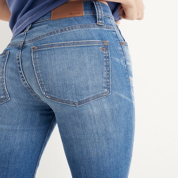 Madewell Cali Demi-Boot Jeans: Destructed-Hem Ed - Picture 6 of 11